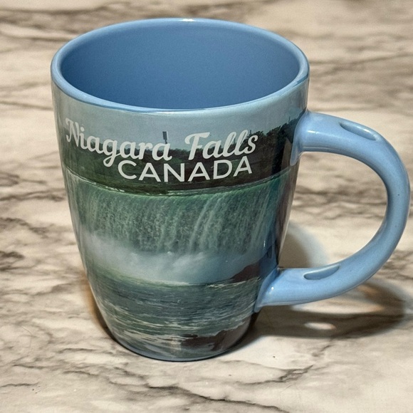 Niagara Falls Canada Blue Souvenir Mug - Picture 2 of 3